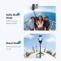 ESSAGER ES-F07 mini Bluetooth selfie štap s tripodom za iPhone - crna