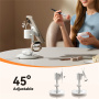 JOYROOM JR-W23 Qi2 3u1 magnetski bežični stalak sa svjetiljkom za iPhone / Apple Watch / AirPods - 15W - bijeli