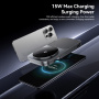 ESSAGER ES-WC09 sklopivi magnetski bežični stalak za iPhone / Apple Watch / AirPods - 15W - sivi