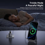 ESSAGER ES-WC09 sklopivi magnetski bežični stalak za iPhone / Apple Watch / AirPods - 15W - sivi