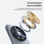 ESSAGER ES-T40 3u1 sklopivi magnetski bežični stalak za iPhone / Apple Watch / AirPods - 15W - sivi