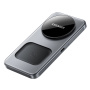 ESSAGER ES-T40 3u1 sklopivi magnetski bežični stalak za iPhone / Apple Watch / AirPods - 15W - sivi