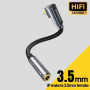 ESSAGER audio redukcije - 3,5 mm jack na Lightning - crna