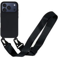Matna maskica s podesivim remenom za iPhone 17 Pro - crna