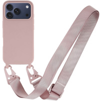 Matna maskica s podesivim remenom za iPhone 17 Pro Max - staroružičasta