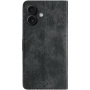 Preklopna futrola s uzorkom leptira za iPhone 17 - tamnosiva