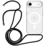 Prozirna maskica s vezicom i MagSafe za iPhone Air - crni