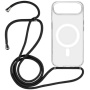 Prozirna maskica s vezicom i MagSafe za iPhone Air - crni