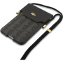 Lacoste Blend Monogram Metal Logo univerzalna torbica za iPhone - smeđa
