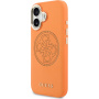Guess Perforated 4G Logo maskica s MagSafe za iPhone 17 - narančasta