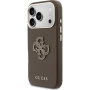 Guess Resin Logo maskica za iPhone 17 Pro Max - smeđa