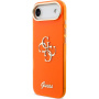Guess IML 4G Script Metal Logo maska za iPhone Air - narančasta
