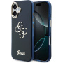 Guess IML 4G Script Metal Logo maska za iPhone 17 - tamnoplava
