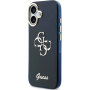 Guess IML 4G Script Metal Logo maska za iPhone 17 - tamnoplava