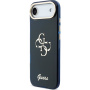Guess IML 4G Script Metal Logo maska za iPhone Air - tamnoplava