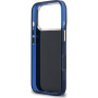 Guess IML 4G Script Metal Logo maskica za iPhone 17 Pro Max - tamnoplava