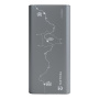 Tactical Squad Company powerbank s 2x USB-C priključka - 10 000 mAh - siva