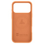 Tactical Velvet Smoothie silikonska maskica s MagSafe za iPhone 17 Pro Max - narančasta
