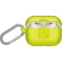 UNIQ Glase Pro Lock prozirna futrola sa zatvaranjem i karabinerom za AirPods Pro 3 - limeta