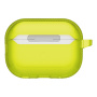 UNIQ Glase Pro Lock prozirna futrola sa zatvaranjem i karabinerom za AirPods Pro 3 - limeta