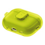 UNIQ Glase Pro Lock prozirna futrola sa zatvaranjem i karabinerom za AirPods Pro 3 - limeta