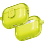 UNIQ Glase Pro Lock prozirna futrola sa zatvaranjem i karabinerom za AirPods Pro 3 - limeta