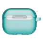 UNIQ Glase Pro Lock prozirna futrola sa zatvaranjem i karabinerom za AirPods Pro 3 - tirkizna