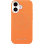 Guess Perforated 4G Logo maskica s MagSafe za iPhone 17 - narančasta