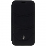 Maserati Granlusso flip futrola za iPhone X / XS - crna