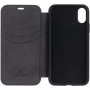 Maserati Granlusso flip futrola za iPhone X / XS - crna