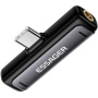 ESSAGER 2u1 audio i Redukcije za punjenje - 3,5 mm jack / USB-C na USB-C - siva