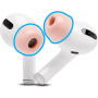 XDcase zamjenski pjenasti nastavci s štapićem za čišćenje za AirPods Pro 1 / 2 - S/M/L - ružičasti