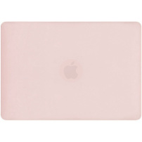 Mat prozirna maska s preklopnim stalkom za MacBook Neo (A3404) - ružičasta
