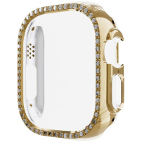 Metalik futrola sa kamenčićima za Apple Watch Ultra 49mm - Zlatno