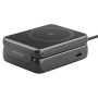 Spigen Essential 2u1 sklopivi magnetski bežični stalak za iPhone / AirPods - 25W - tamnosivi