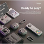 ELAGO AW5 Retro maskica s karabinerom u stilu igraće konzole za AirPods 4 / 5 - crna