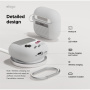 ELAGO AW5 Retro maskica s karabinerom u stilu igraće konzole za AirPods 4 / 5 - crna