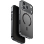 UNIQ Airsuit MagClick prozirna maska s MagSafe za iPhone 17 Pro - siva