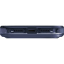 UNIQ Combat MagClick maska s okvirom u boji i MagSafe za iPhone 17 Pro - tamnoplava