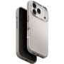 UNIQ Lyden MagClick kožna maska s MagSafe za iPhone 17 Pro - krem