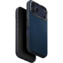 UNIQ Lyden DS MagClick kožna maska s MagSafe za iPhone 17 Pro - tamnoplava