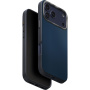 UNIQ Lyden DS MagClick kožna maska s MagSafe za iPhone 17 Pro Max - tamnoplava