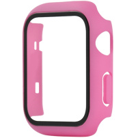 Zaštitna futrola s kaljenim staklom za Apple Watch 38mm - ružičasto