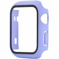 Zaštitna futrola s kaljenim staklom za Apple Watch 38mm - Ljubičasto