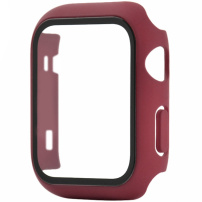 Zaštitna futrola s kaljenim staklom za Apple Watch 38mm - boje vina