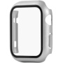 Zaštitna futrola s kaljenim staklom za Apple Watch 38mm - srebrni
