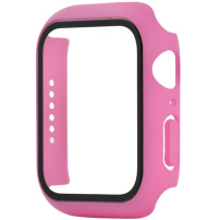 Zaštitna futrola s kaljenim staklom za Apple Watch 40mm - ružičasto
