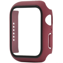 Zaštitna futrola s kaljenim staklom za Apple Watch 40mm - boje vina