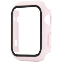 Zaštitna futrola s kaljenim staklom za Apple Watch 42mm - stara ružičasta