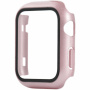 Zaštitna futrola s kaljenim staklom za Apple Watch 42mm - ružičasto-zlatna